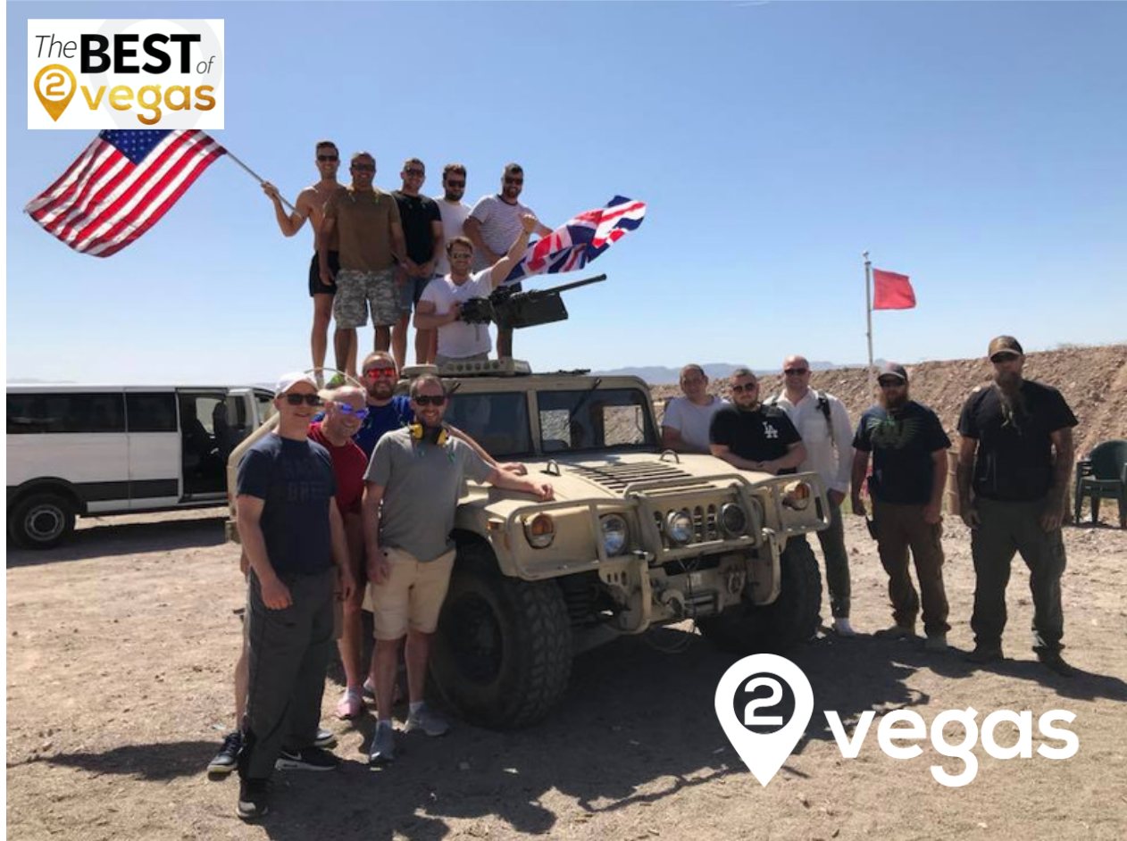 LETS GO CRAZY 5* DESERT STORM PACKAGE 9 BIG GUNS & LUNCH- M2 DEAUCE FULLY AUTOMATIC 50 CAL ON TOP OF HMMWV