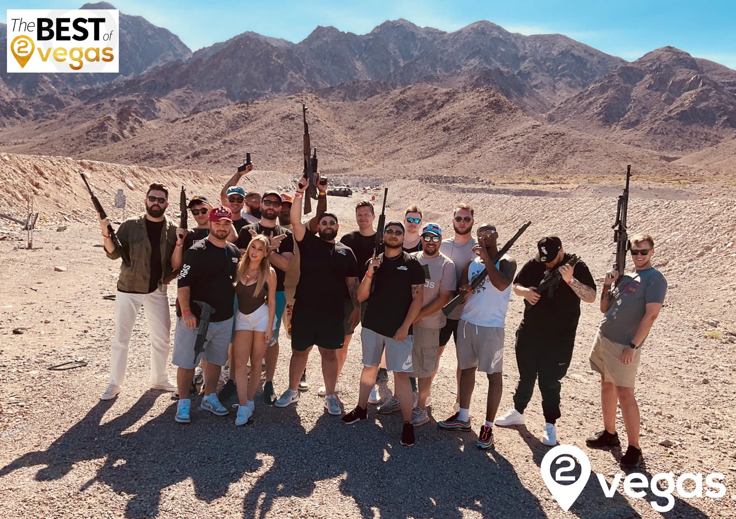 Group Desert Shooting Adventures 2Vegas.com