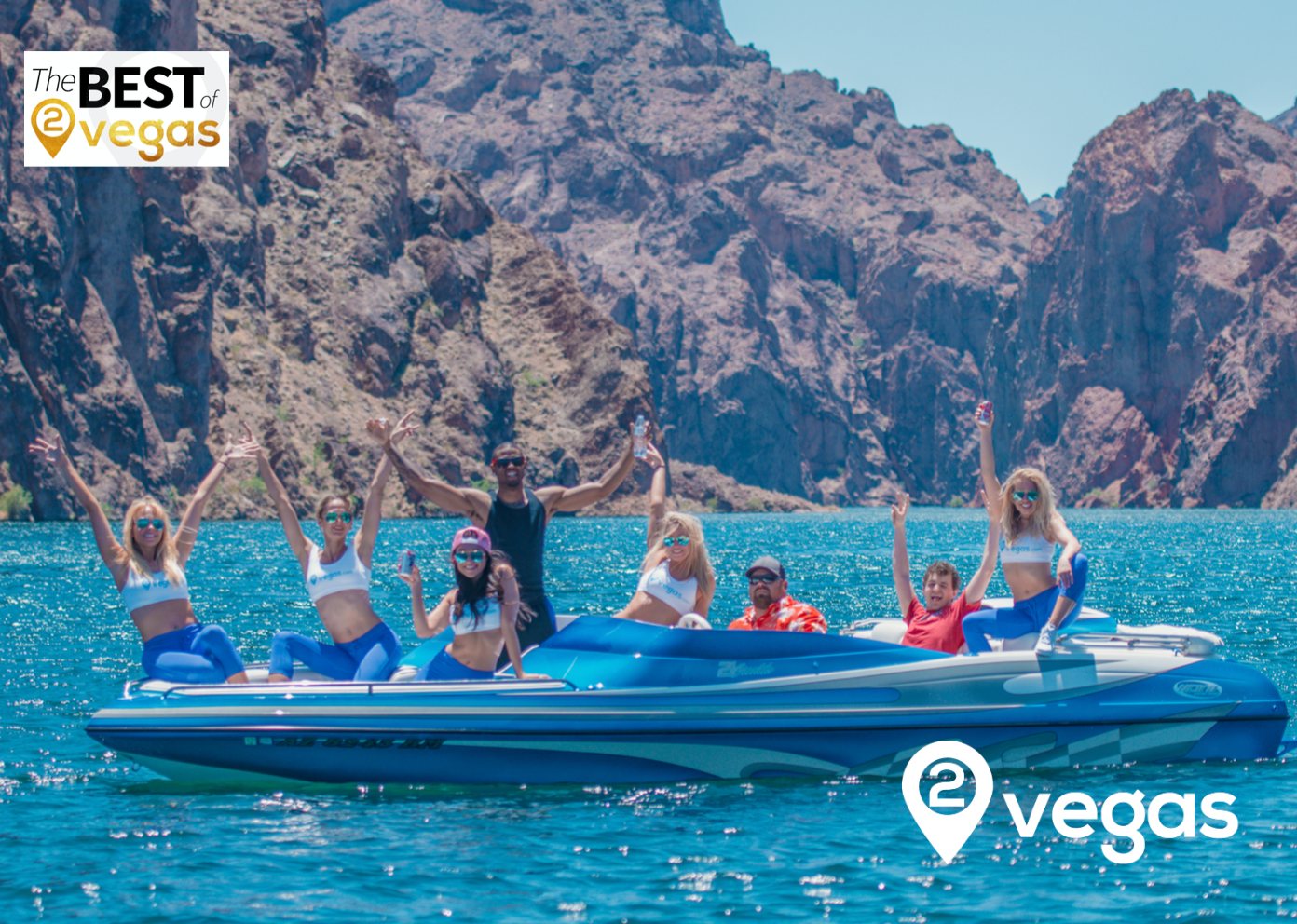 2Vegas Speed boat on the Colorado River